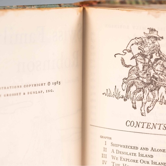 Robison Crusoe and The Swiss Family Robinson companion library 1963 - Picture 9 of 9